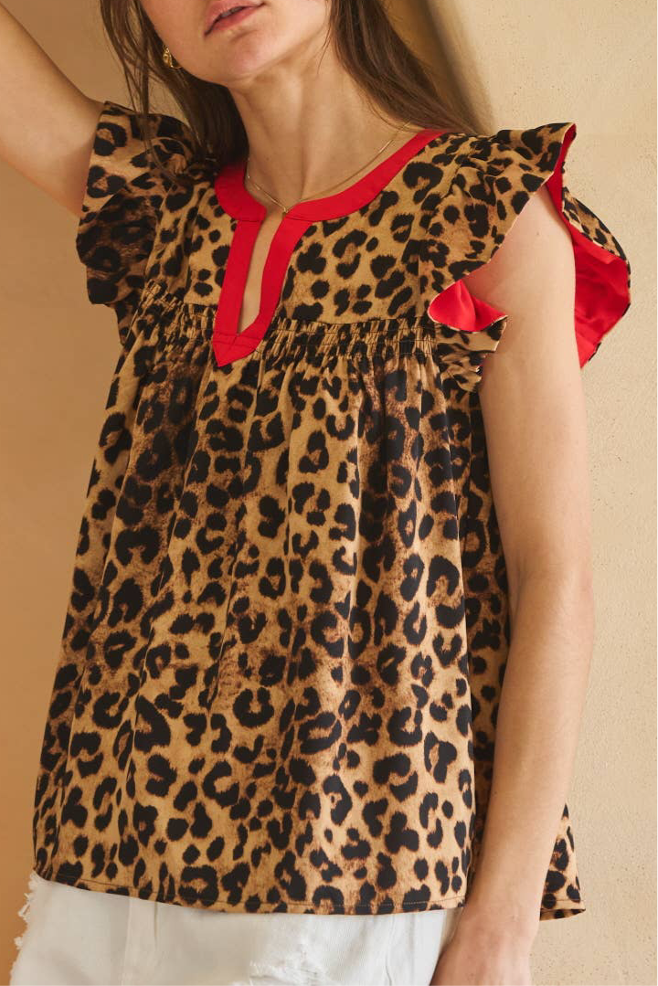 Leopard Printed Top