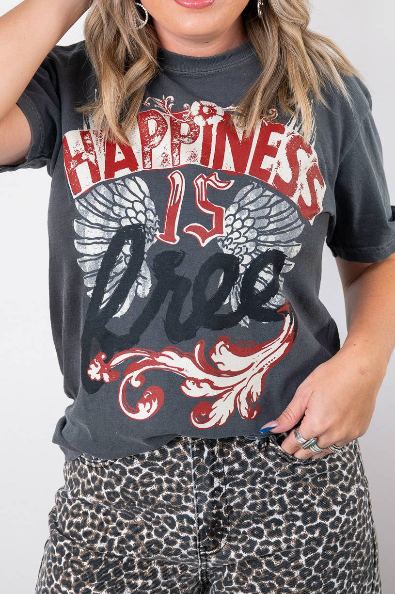 Happiness is Free Graphic Tee