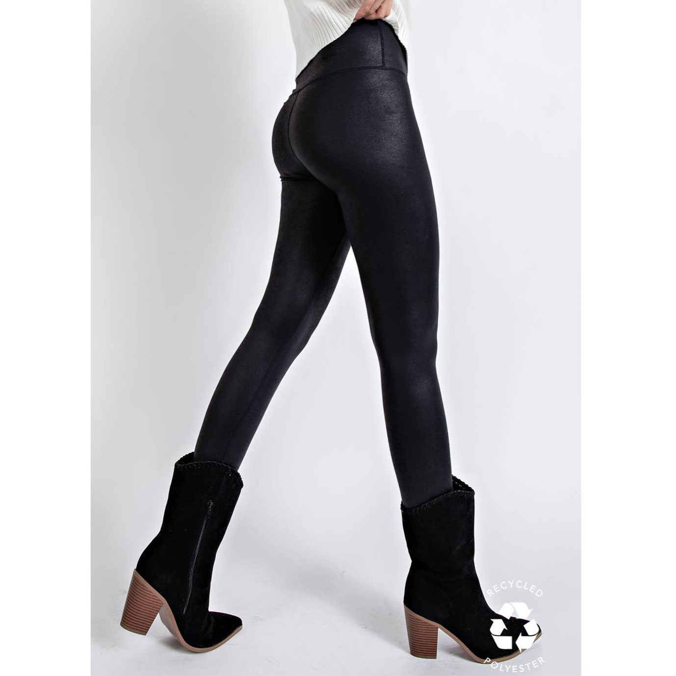 Faux Leather Look Leggings