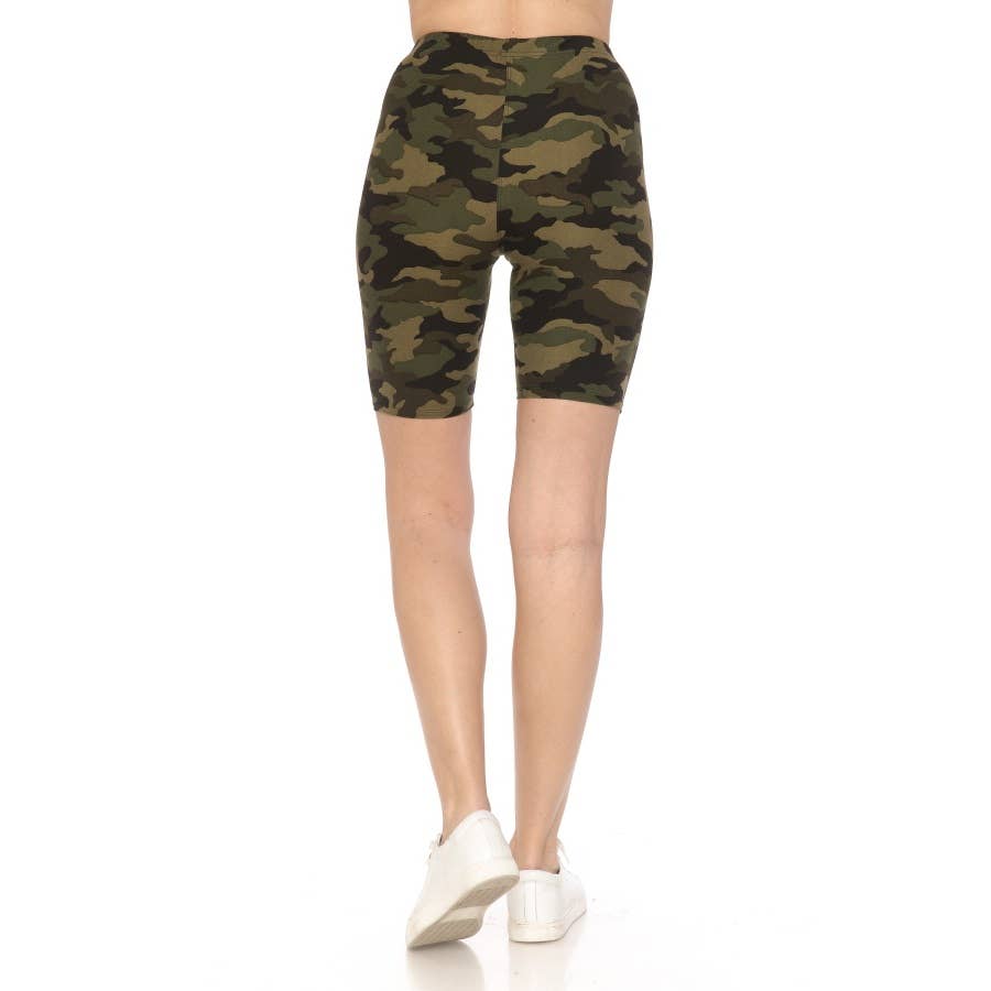 Butter Soft Camo Bike Shorts