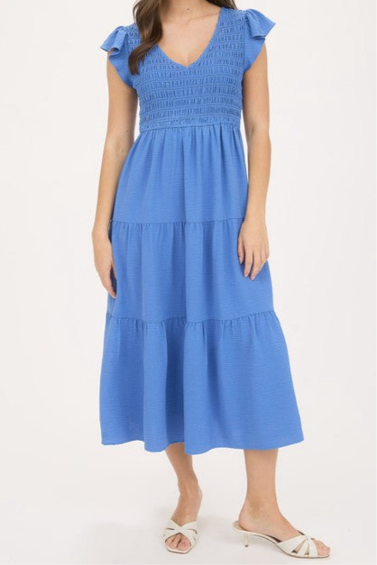 Dream Fit Smocked Midi Dress