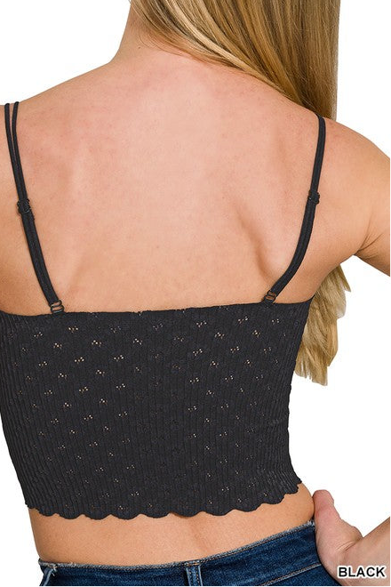 Seamless Lace Padded Bralette