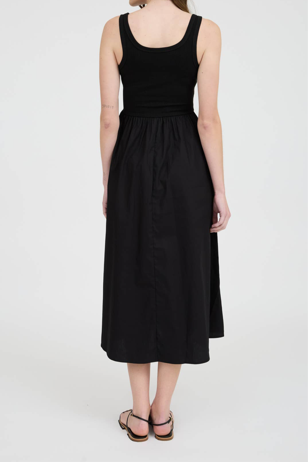 Mixed Media Layering Tank Dress