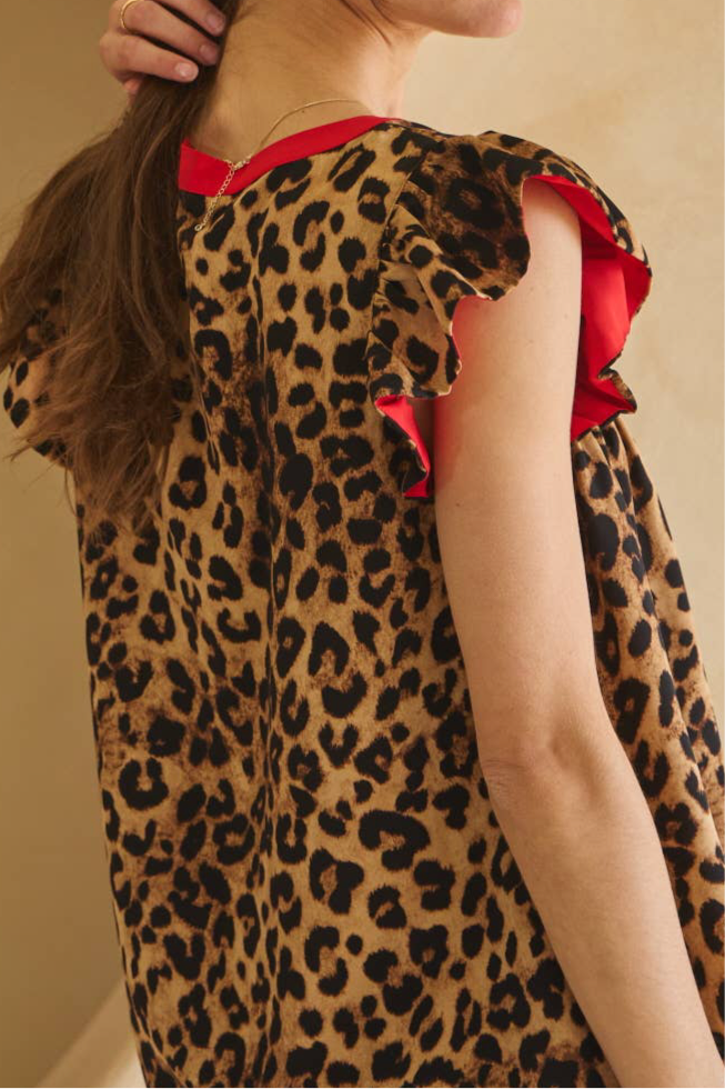 Leopard Printed Top