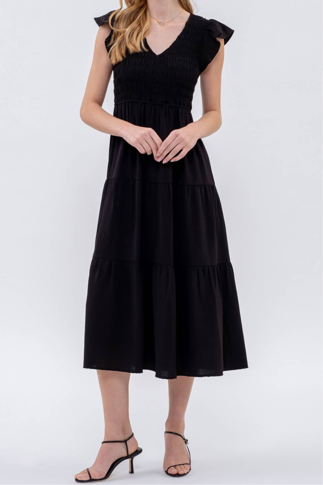 Dream Fit Smocked Midi Dress