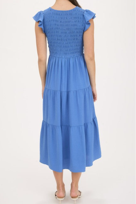 Dream Fit Smocked Midi Dress