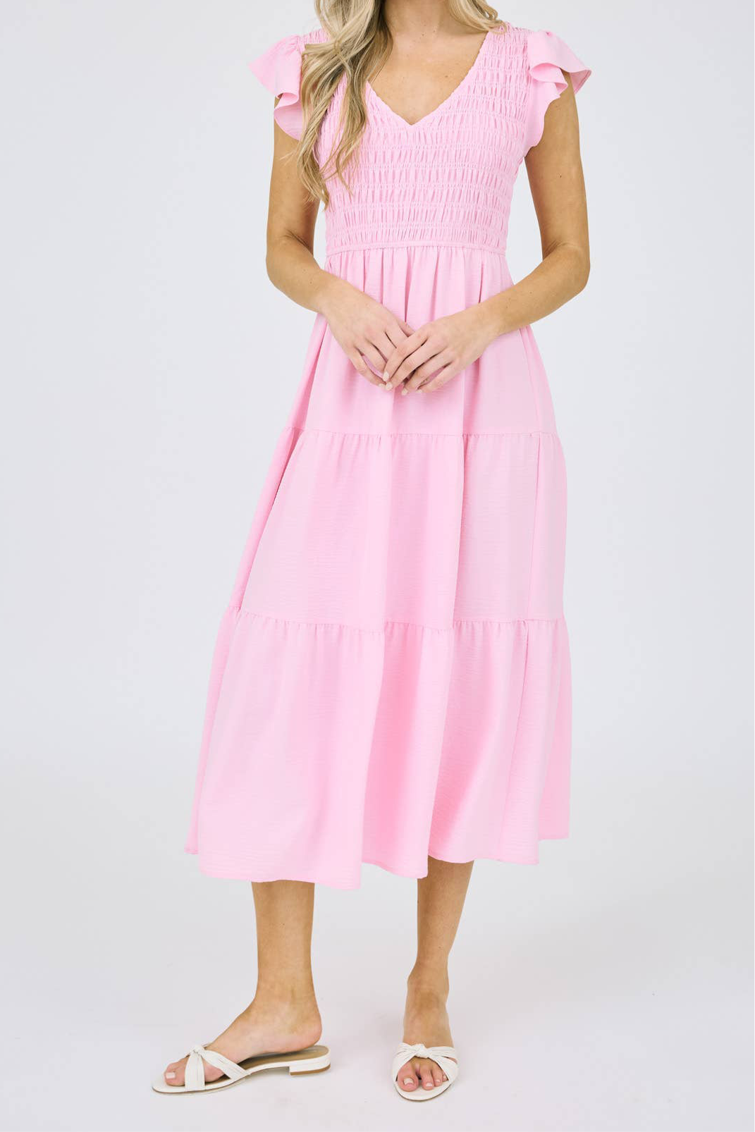 Dream Fit Smocked Midi Dress