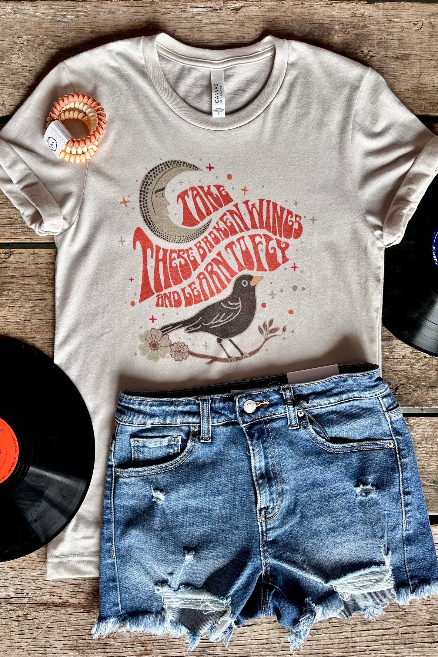 Black Bird Graphic Crewneck