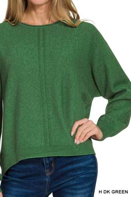 Viscose Front Seam Sweater Top
