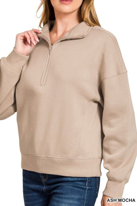 Fleece 1/2 Zip Pullover