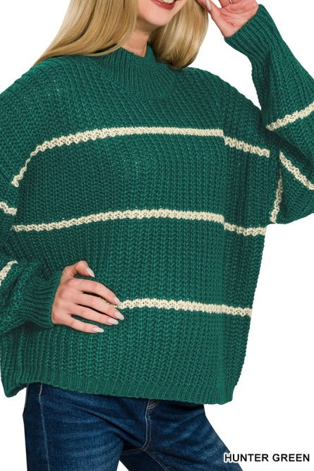 Oversized Classic Stripe Sweater