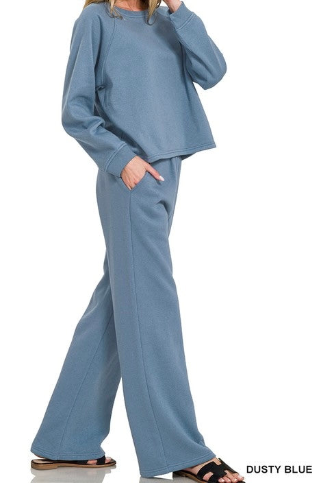 Dream Luxe Raglan Sweatshirt/Pants Set