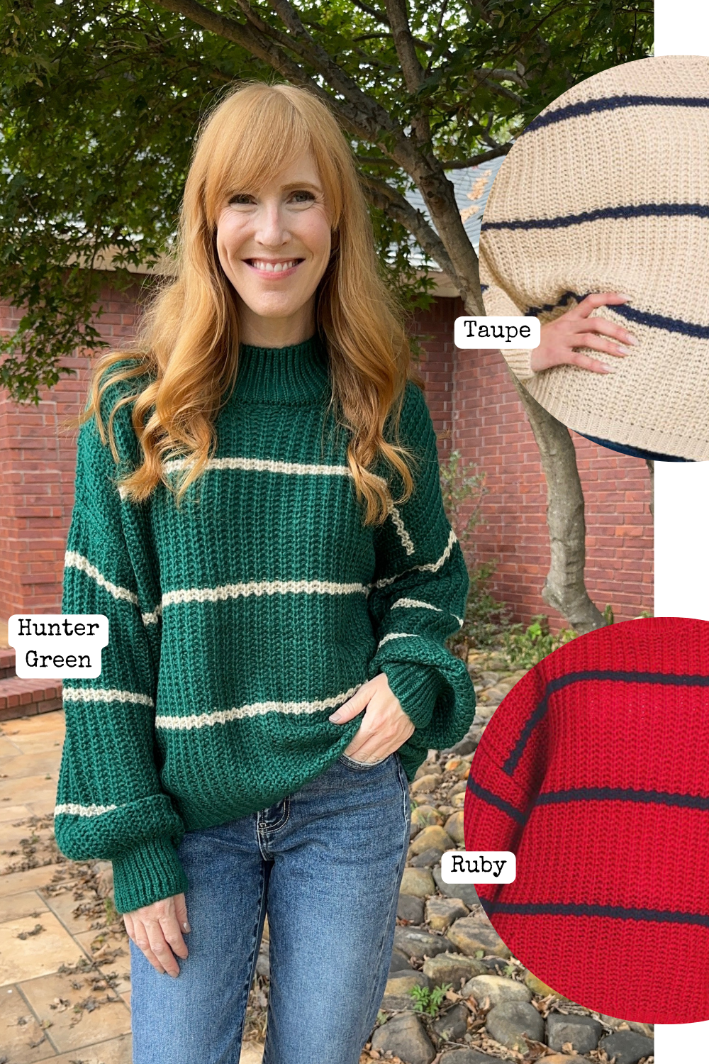 Oversized Classic Stripe Sweater