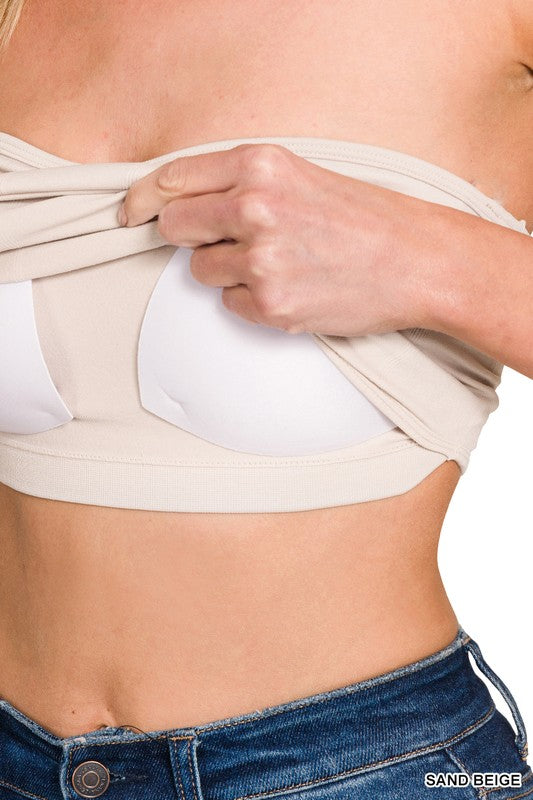 Seamless Padded Sweetheart Bandeau