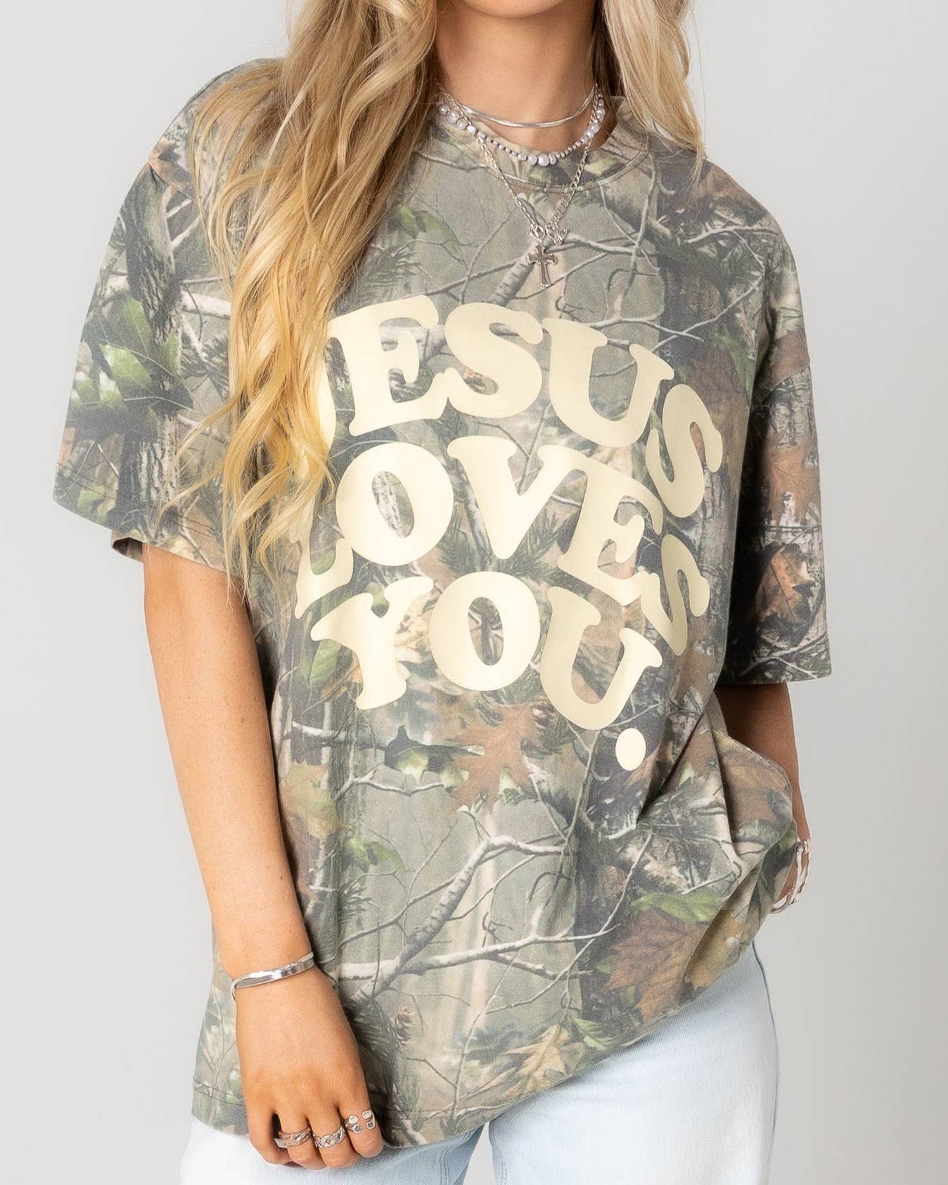 Jesus Love You Camo Tee