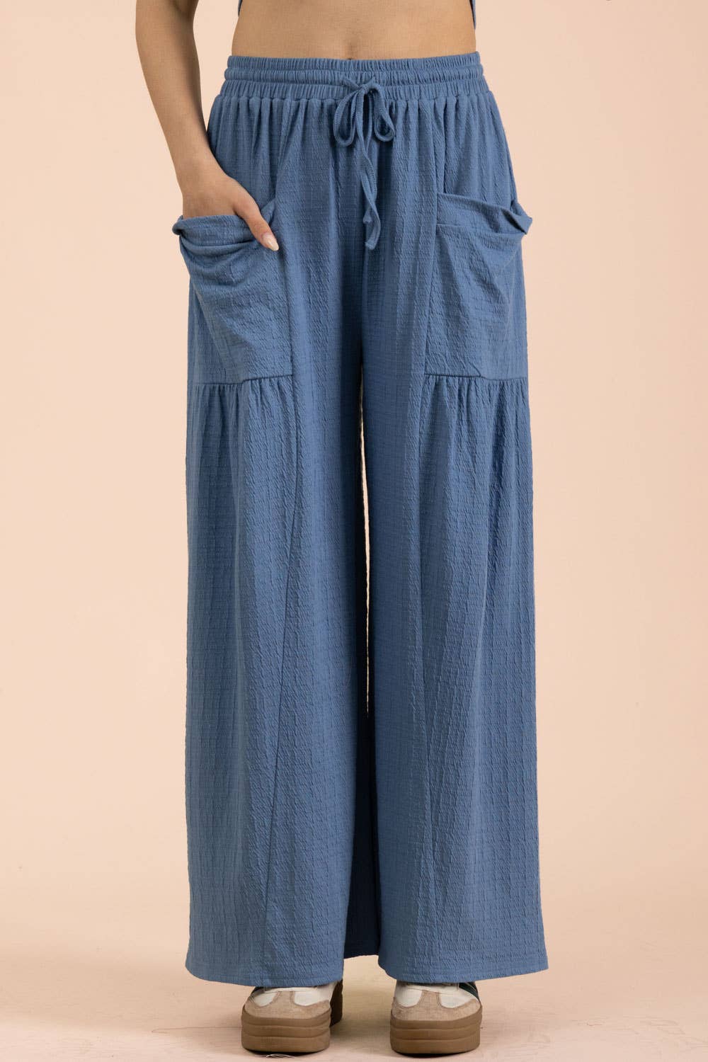 Wide Leg Comfy Knit Pants