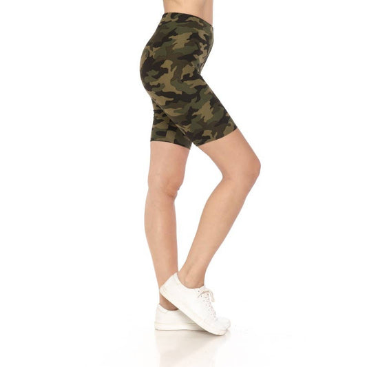Butter Soft Camo Bike Shorts