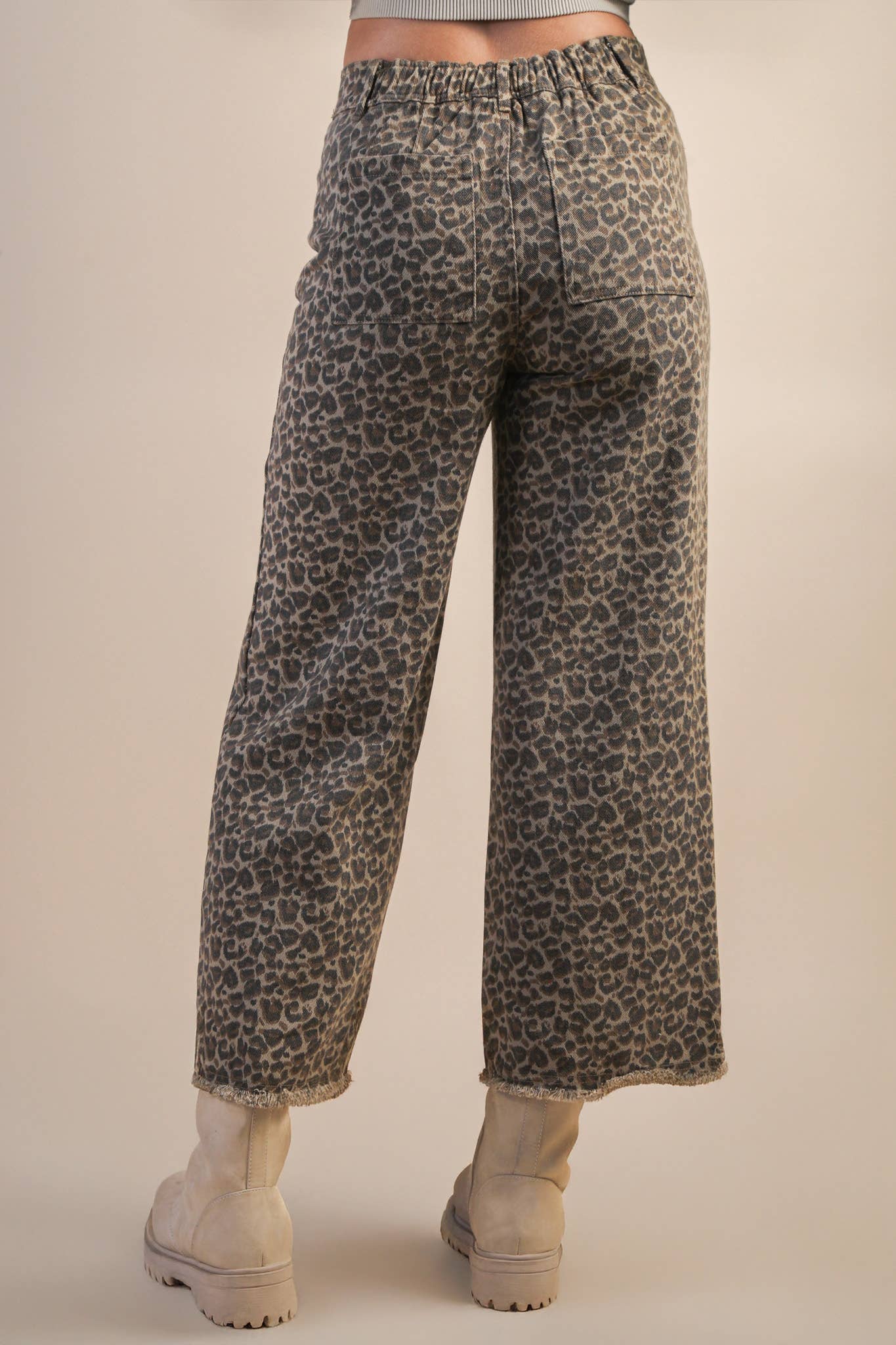 Straight Leopard Marine Pants