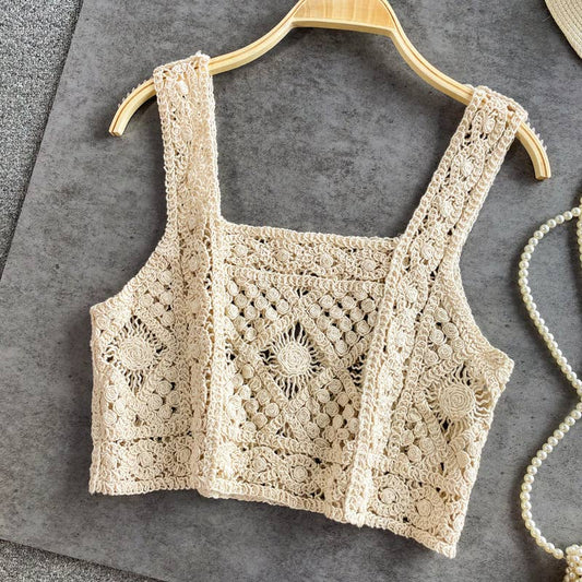 Crochet Knit Tank Top