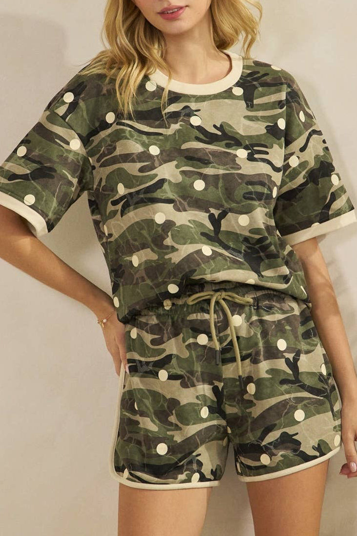Boho Polka Camo Dot Set