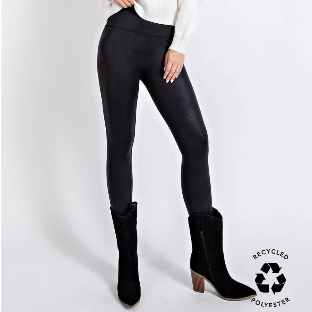 Faux Leather Look Leggings