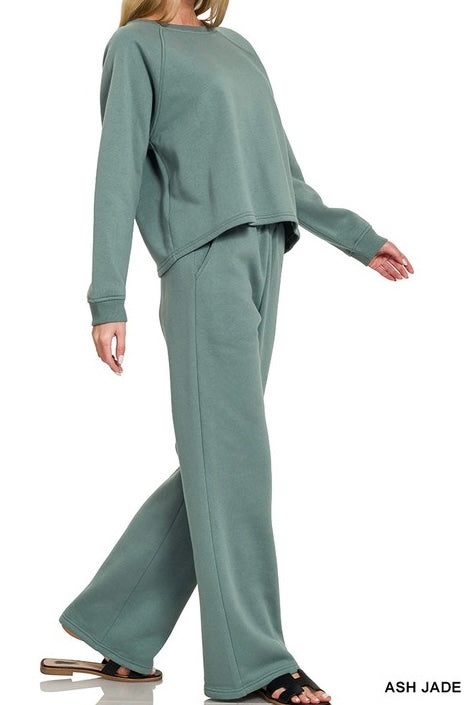 Dream Luxe Raglan Sweatshirt/Pants Set