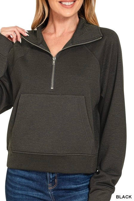 Half Zip Scuba Jogger Set