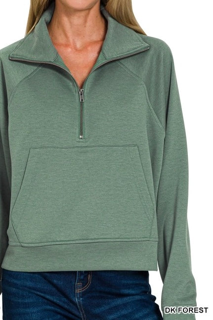 Half Zip Scuba Jogger Set