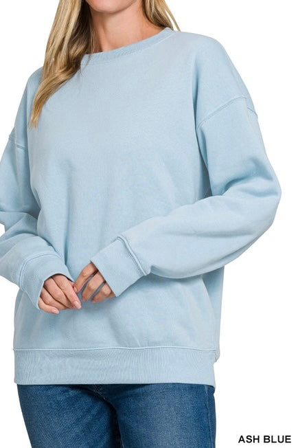 Fleece Crew Neck Pullover