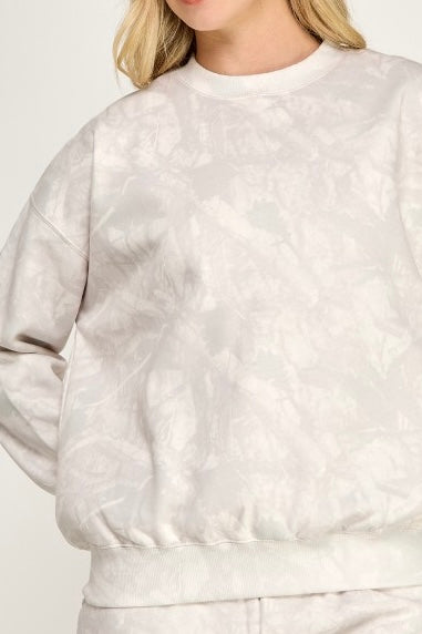 Camo Relaxed Crewneck Sweatshirt