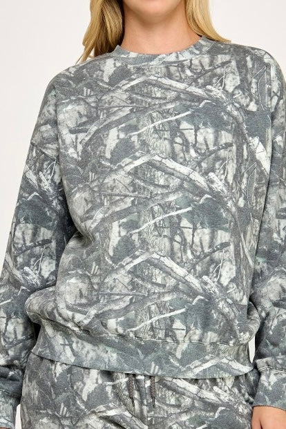 Camo Slouchy Sweatset