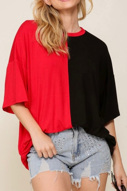 Color Block Spirit Tees