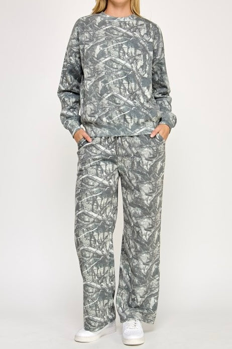 Camo Slouchy Sweatset