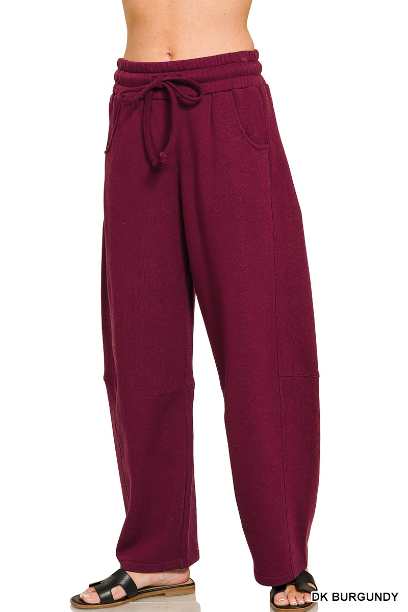 Zenana Barrel Leg Sweatpants