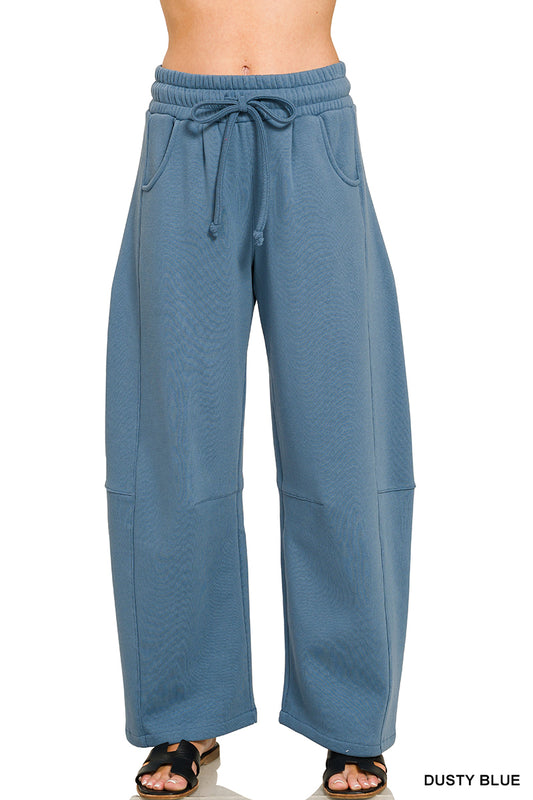 Zenana Barrel Leg Sweatpants
