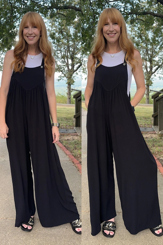 Woven Rayon Crepe Overalls