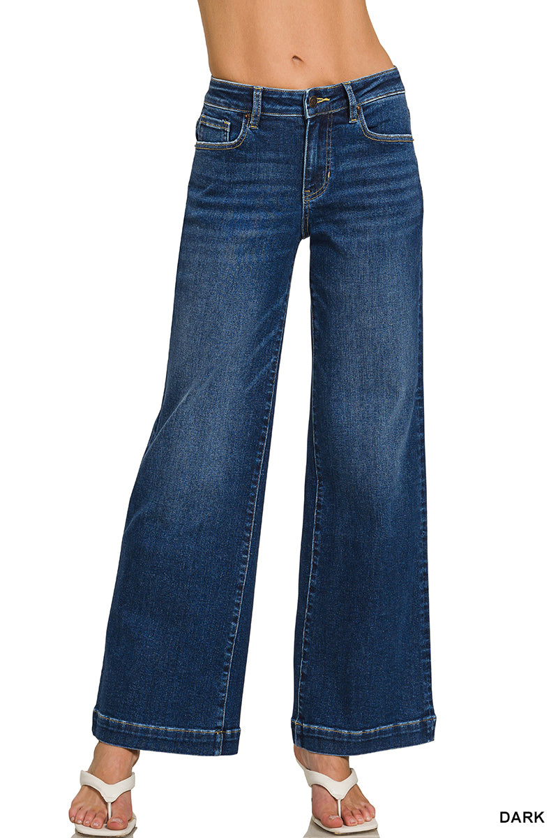 Zenana Dark Wash Trouser Jean