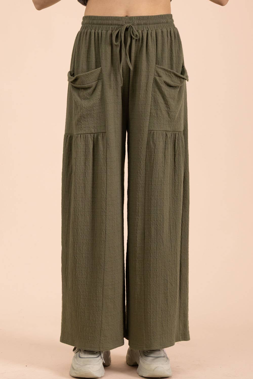 Wide Leg Comfy Knit Pants