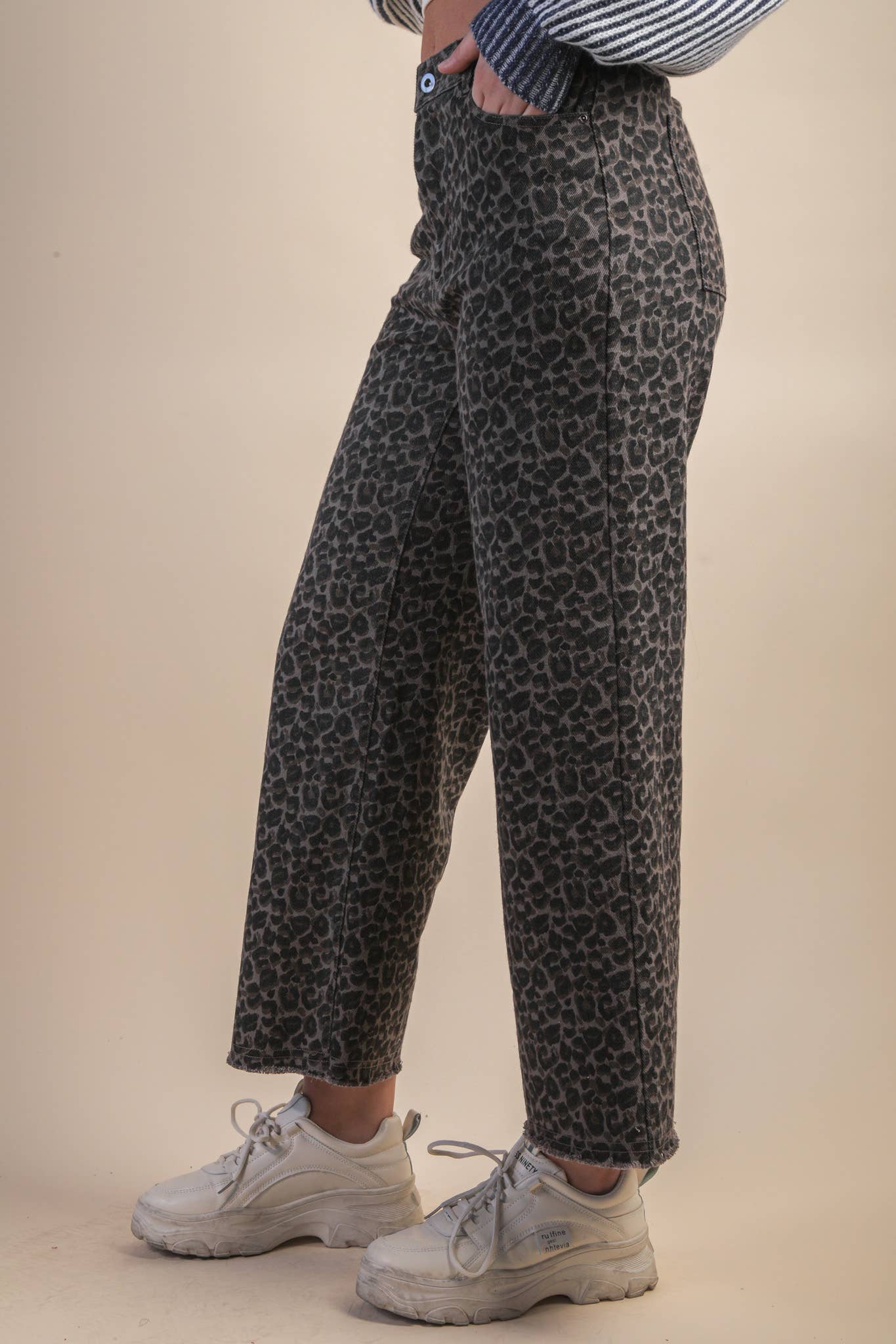 Straight Leopard Marine Pants
