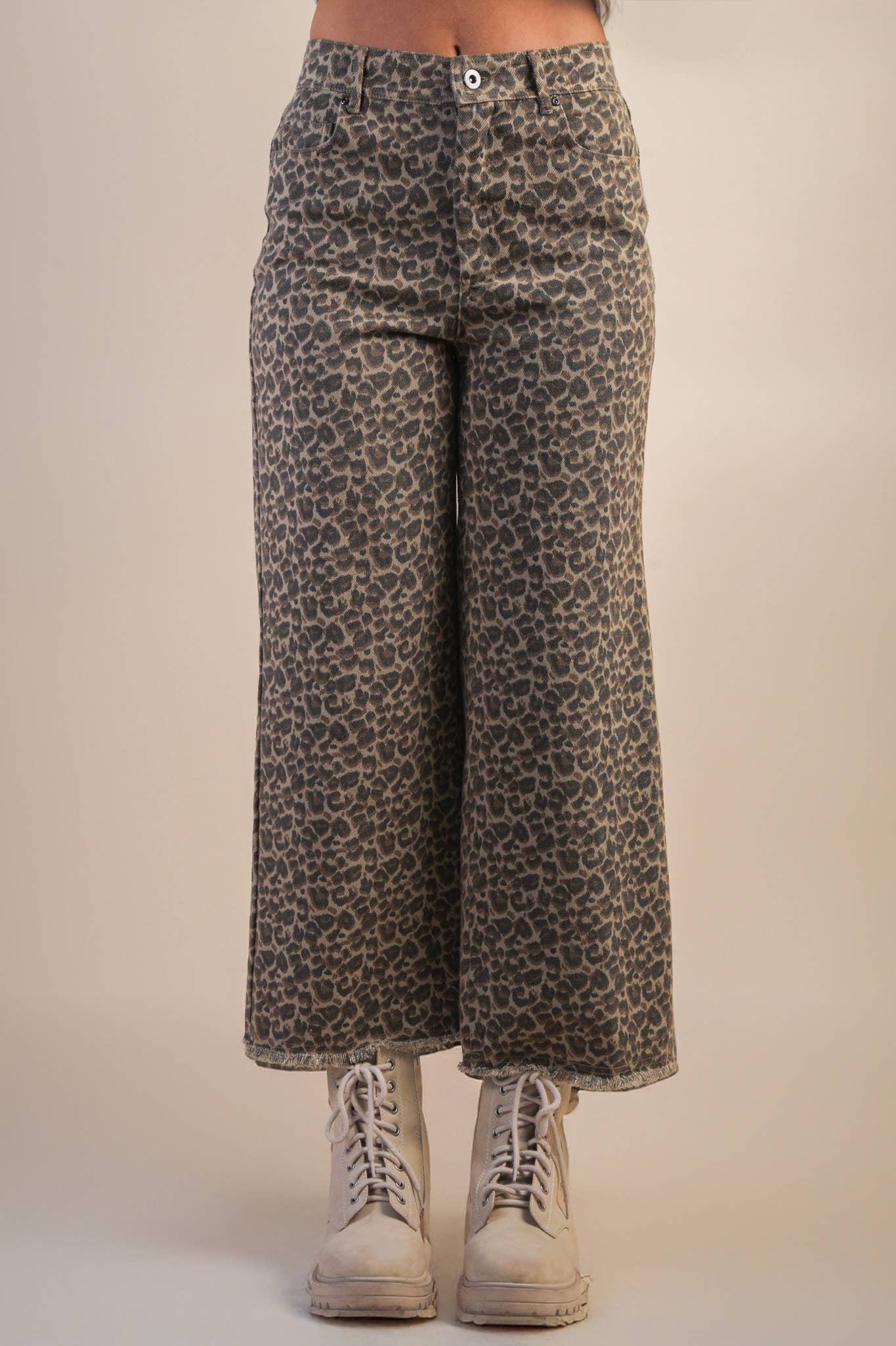 Straight Leopard Marine Pants