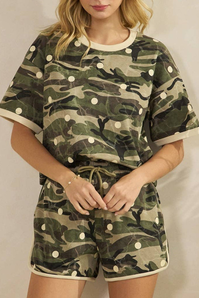 Boho Polka Camo Dot Set