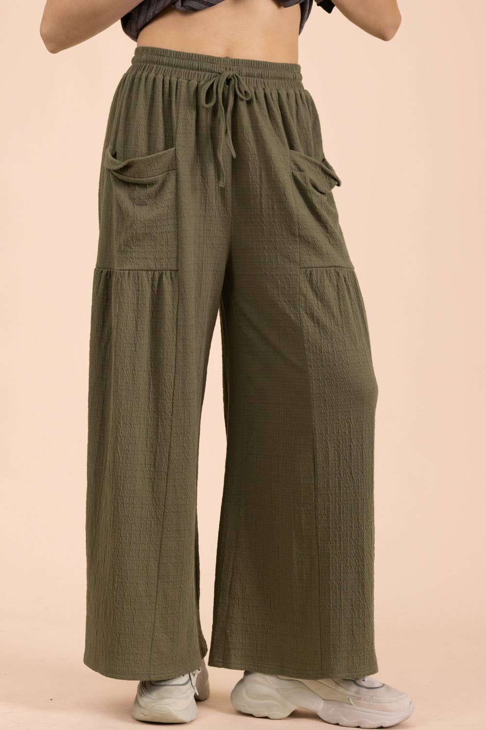 Wide Leg Comfy Knit Pants