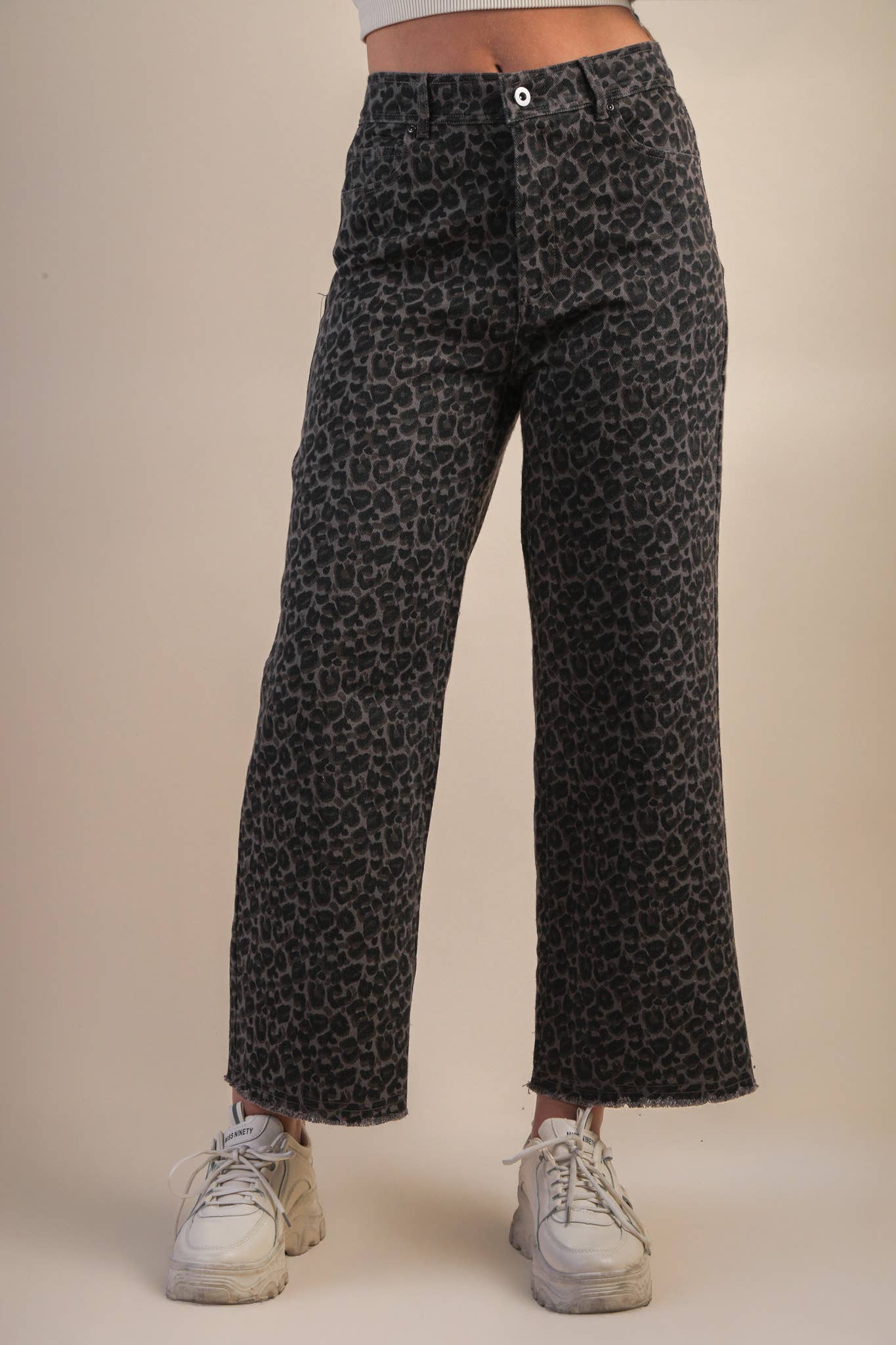Straight Leopard Marine Pants