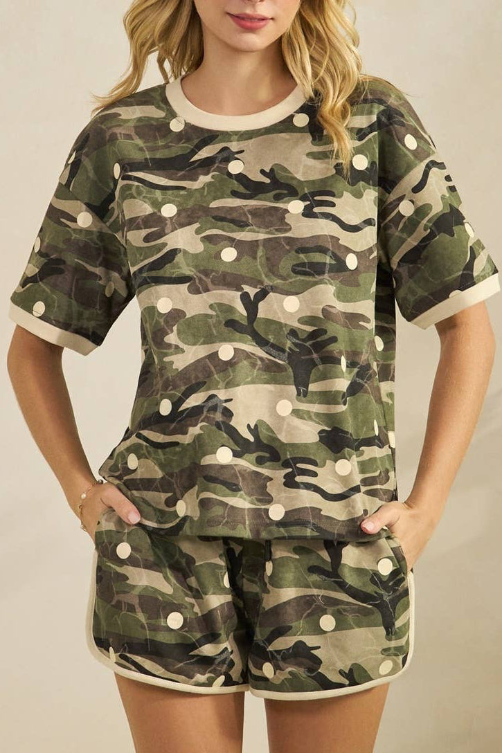 Boho Polka Camo Dot Set